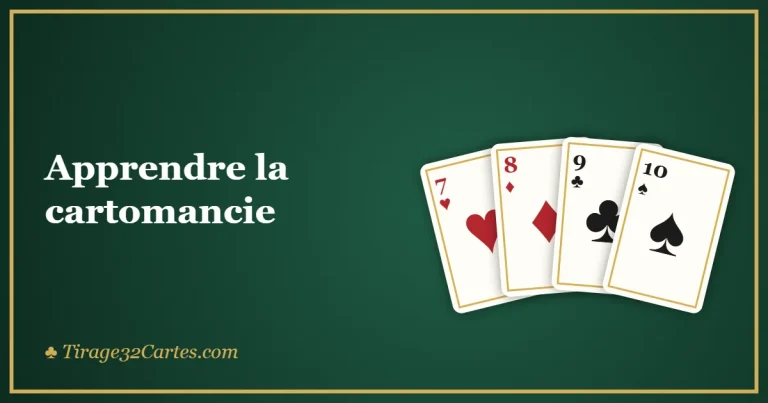 Apprendre la cartomancie : le guide pour débuter avec le jeu de 32 cartes
