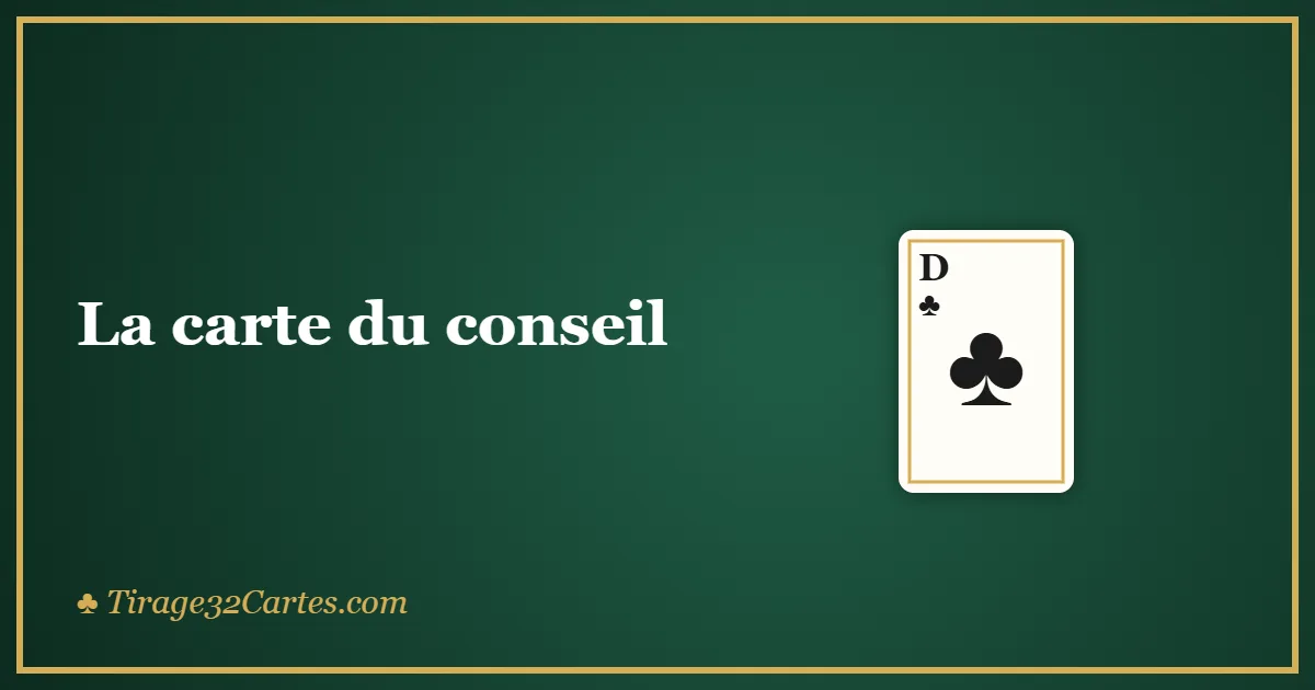 La carte du conseil